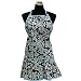 Vintage Bib Apron - Damask