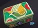 Mexican Ceramic Jewelry Box Trinket Handpainted Folk Art/ MEXICO Pottery