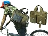【SALE】【送料無料】DEVICE マディソン 2way スクエアバッグ KH/カーキ(LHB-74048KH)