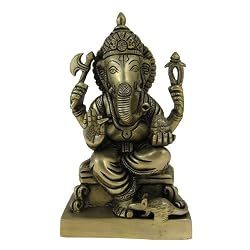 God Ganesha Brass Statue Sculpture