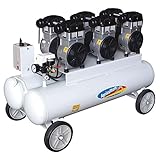 静音 4.5馬力 オイルレスエアコンプレッサ AG-4578F タンク容量78L パオック