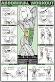 Co-ed Abdominal Workout 24 X 36 Laminated Charts