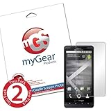 myGear Products CLEAR LifeGuard Screen Protectors for Motorola Droid X 2 (2 ....