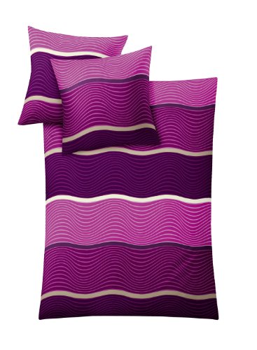 Kleine Wolke 6105460952 Bettw&auml;sche San Diego / 135 x 200 cm und 80 x 80 cm / 2-teilig, cyclam