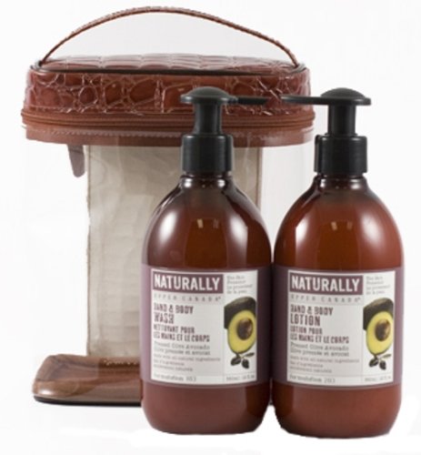 Upper Canada Soap And Candle Naturally Nourishing Duo Gift Set, Pressed Olive Avocado ,... by Upper Canada Soap & Candle