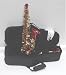 Crystalcello CWD419RD E Flat Red Lacquer Plated Alto Saxophone and Accessories