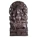 Carved Wood Ganesh Sculpture on Mouse