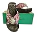 Montana West Ladies Flip Flops Large Rhinestones Floral Concho Pink