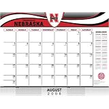 Nebraska Cornhuskers NCAA 22 x 17 Academic Desk Calendar