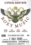 Roxy Music - Special Night 2005 - Concert Poster / Écriteau / Affiche d'Allemagne