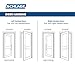 Schlage F59 ACC 622 LH Accent Interior Left-Handed Lever with Deadbolt, Matte Black (Interior Half Only)
