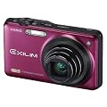 Casio Exilim EX-ZR10 Highspeed-Digitalkamera (12 Megapixel, 7-fach opt, Zoom, 7,6 cm (3 Zoll) Display, bildstabilisiert) pink