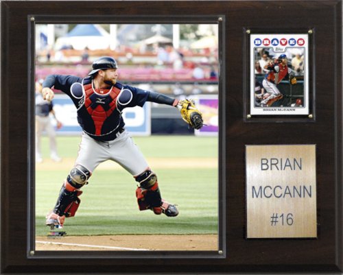 MLB Brian McCann Atlanta Braves Player Plaque