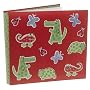 Amanda Blu Print 12 Inch by 12 Inch Postbound Album, Juvenile Critters
