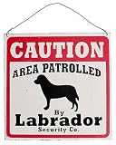 Outdoor Living : 'Guard Dog' Antique Style Wall Sign