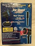 Star Shower Outdoor Laser Christmas Lights, Star Projector by BulbHead (Patriot- Red/Blue)