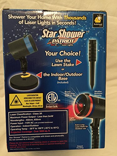 Star shower outdoor laser christmas lights, star projec…