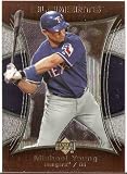 2007 Upper Deck Elements # 82 Michael Young - Rangers - Light F-X Technology Card Design - Premium Baseball Card