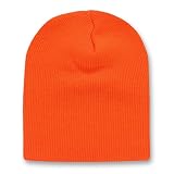 New Solid Winter Beanie (Comes In Many Different Colors), Orange