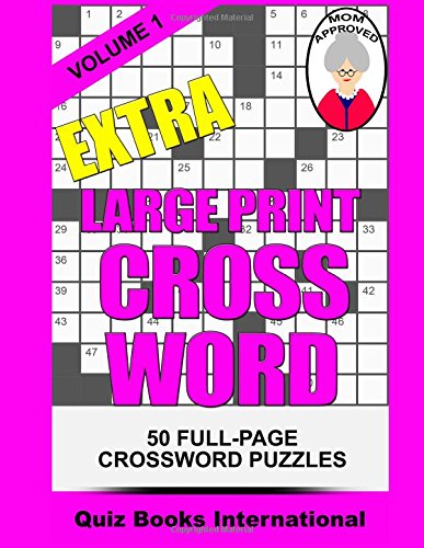 extra large print crossword volume 1