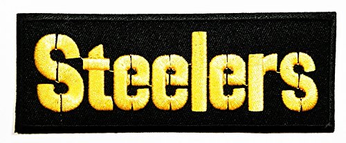 Pittsburgh Steelers Football NFL Helmet Team Logo Sign Patch Iron on Applique Embroidered Sew Jacket T shirt