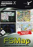 Eigenschaften Nbg  / FSMap, CD-ROM 'Moving Map' mit Anzeige der original ICAO-Charts. Add-on für den Microsoft Flight Simulator X und FS 2004. Für Windows XP SP 2