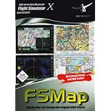 Flight Simulator X/2004 - FSMap 'Moving Map' mit Anzeige der original ICAO-Chartsvon "Nbg"