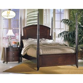 Eastern King Size Poster Bed in Espresso - 565KB-1EK