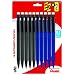 Pentel EZ#2 Automatic Pencil, HB, 0.70 mm, Black/Blue/Red/Violet Barrel, 10 per Pack (AX17BP10-K6)