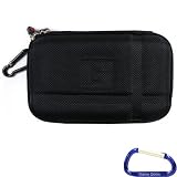 Gizmo Dorks Hard Nylon Cover Case (Black) with Carabiner Key Chain for the TomTom GO 2535 M, 2535 TM, 2505 TM