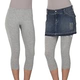 Juniors Xhilaration® 17" Leggings - Heather Gray