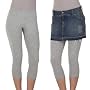 Juniors' Xhilaration® 17" Leggings - Heather Gray