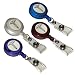 Advantus Retracting Medical ID Card Reel, Extends 30 Inches, Caduceus Design, Assorted Translucent Colors, Box of 12, 75565