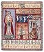 Joy Rings Father Christmas Tapestry Throw Blanket