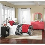 Seaside Dreams Bedroom Set w/ Chrome Metal Bed (Twin) by Lea Industries