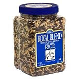 RiceSelect Royal Blend, Texmati White, Brown, Wild, & Red Rice, 21-Ounce Jars (Pack of 4)