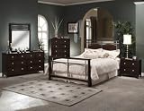 Banyan Tiburon Bedroom Set - Full Bed, Nightstand, Chest, Dresser And Mirror