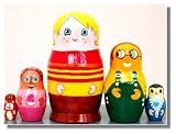 Higglytown Heroes Nesting Stacking Dolls 4" Russia