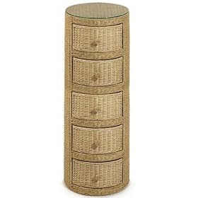 Glass Top Furniture Glass-Top Rattan Furniture Material