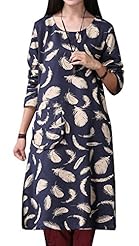 Winter Feathers Cotton/Jersey General Print Jumper 