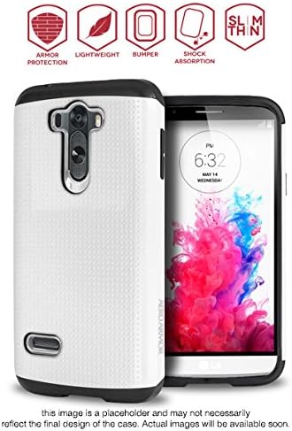 LG G3 Case, AERO ARMOR TEMPEST Protective Case for LG G3 - White