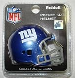 New York Giants Riddell Revolution Pocket Pro Football Mini Helmet