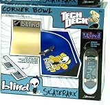 Tech Deck Skate Park (Corner Bowl), Blind Graphics with Bonus 96mm Fingerboard