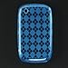 TPU Skin Cover for BlackBerry Curve 8520 8530 / Curve 3G 9300 9330, Argyle Blue thumb