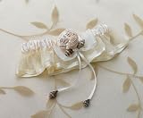 Ivory Seashell Bridal Garter