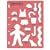 Fiskars Beach Girl Doll Shape Template