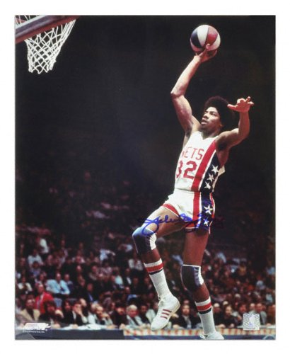 Julius Erving Autographed Photograph | Details: New Jersey Nets, Dr. J Inscription, 16x20