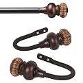 Cognac Window Hardware  Gold/Espresso