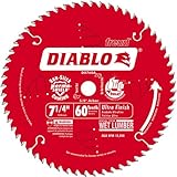 Freud D0760X Diablo Ultra Finish Saw Blade ATB 7-1/4 inch by 60t 5/8 inch Arbor