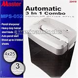 Paper Shredder Automatic 3 in 1 Combo Document